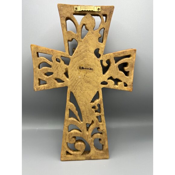 Nativity Wall Cross Christmas Decor 12" Baby Jesus Mary Joseph Faith Roman Inc - Picture 6 of 11